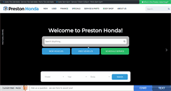 Desktop Screenshot of prestonhonda.com