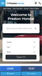 Mobile Screenshot of prestonhonda.com